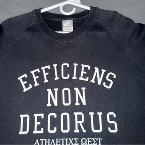 Nike Sportswear EFFICIENS NON DECORUS Men's Black Rare Vintage Sweater